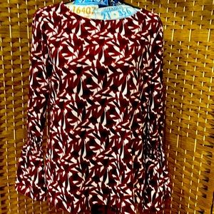 Ann Taylor Bell-Sleeved Tunic